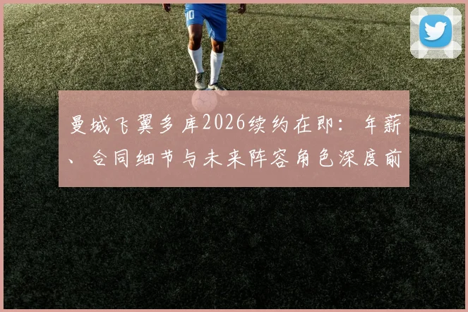 曼城飞翼多库2026续约在即：年薪、合同细节与未来阵容角色深度前瞻