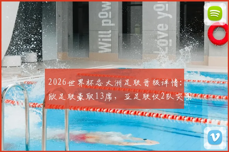 2026世界杯各大洲足联晋级详情:欧足联豪取13席,亚足联仅2队突围,晋级形势深度解析